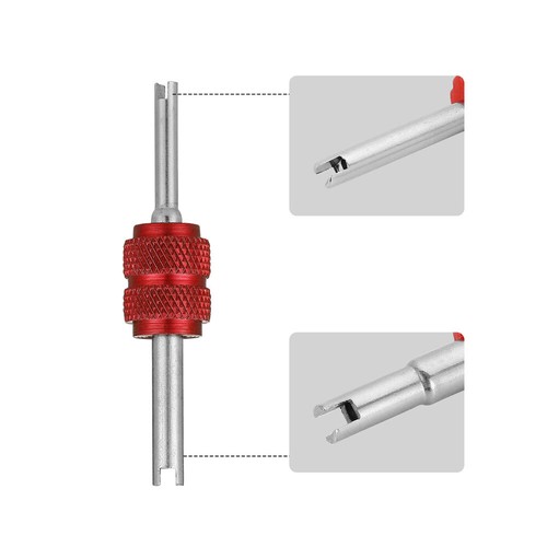 10pcs Car Air Conditioner Valve Core A/C AC Shrader Valve Core & Tool Valve Kit - Picture 12 of 13
