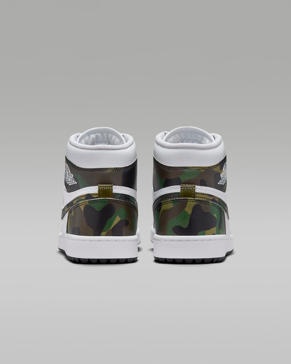 Nike Air Jordan 1 High Golf Green Camo DQ0660-300 Men's Size | eBay
