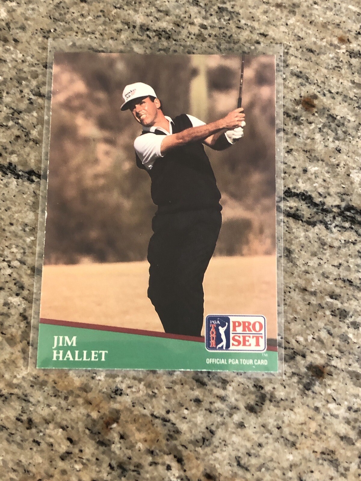 1991 PGA Tour Pro Set Golf Card #116 Jim Hallet