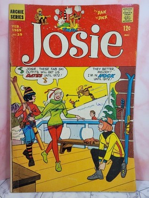 Josie #39- 1969, Dan DeCarlo, Frank Doyle, Riverdale, Pinup, AS IS, GD!