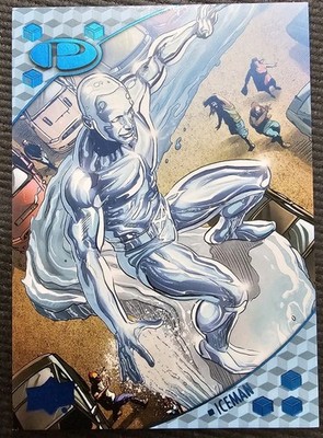 ICEMAN 2017 Upper Deck Marvel Premier Blue Parallel 41/50 