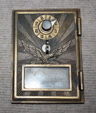 Antique USPS Post Office Postal Box Door  Box Door