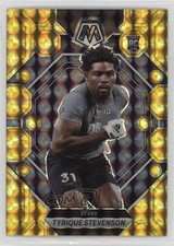 2023 Panini Mosaic Rookies Reactive Yellow Prizm Tyrique Stevenson #373 1o8k