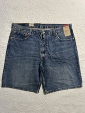 Levi's Mens 454 Relaxed Denim Shorts 000YB-0003 MEDIUM WASH Size 40 NWT