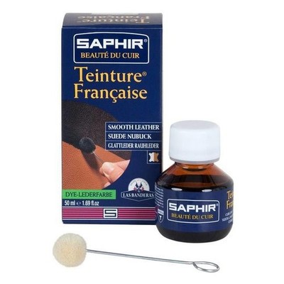 Saphir Teinture Francaise - Suede & Leather Dye w/ Dauber and Glove (44 g / 1.55