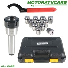 ALL-CARB For CNC Machine MT3 Shank With 11Pcs ER32 Collet Set ER32 Chuck Spanner