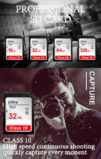 Standard SD Card 128GB 64GB 32GB 16GB Flash Memory Card For Camera DSLR Video