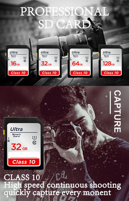 Standard SD Card 128GB 64GB 32GB 16GB Flash Memory Card For Camera DSLR Video