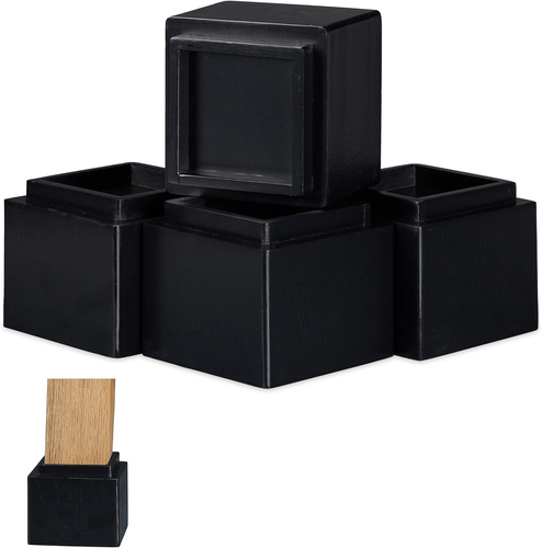 Set Di 4 Rialzi per Mobili, Aumento in Altezza Di 8,5 Cm per Tavoli, Sedie, Hxlx - Foto 8 di 12