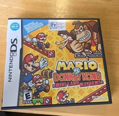 Mario vs. Donkey Kong: Mini-Land Mayhem (Nintendo DS, 2011) Complete In Box