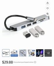 Vivitar Multi-Port USB Hub with SD, Micro SD, and HDMI Card Reader