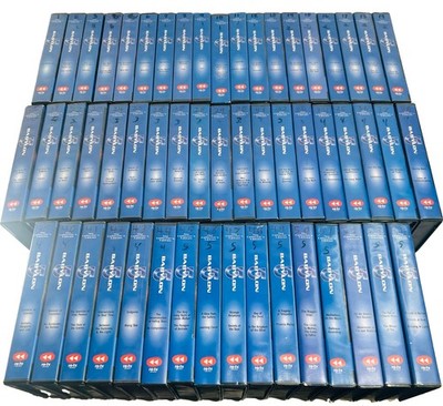 Babylon 5 The Collector's Edition SUPER RARE VHS Complete Series 54 Tapes