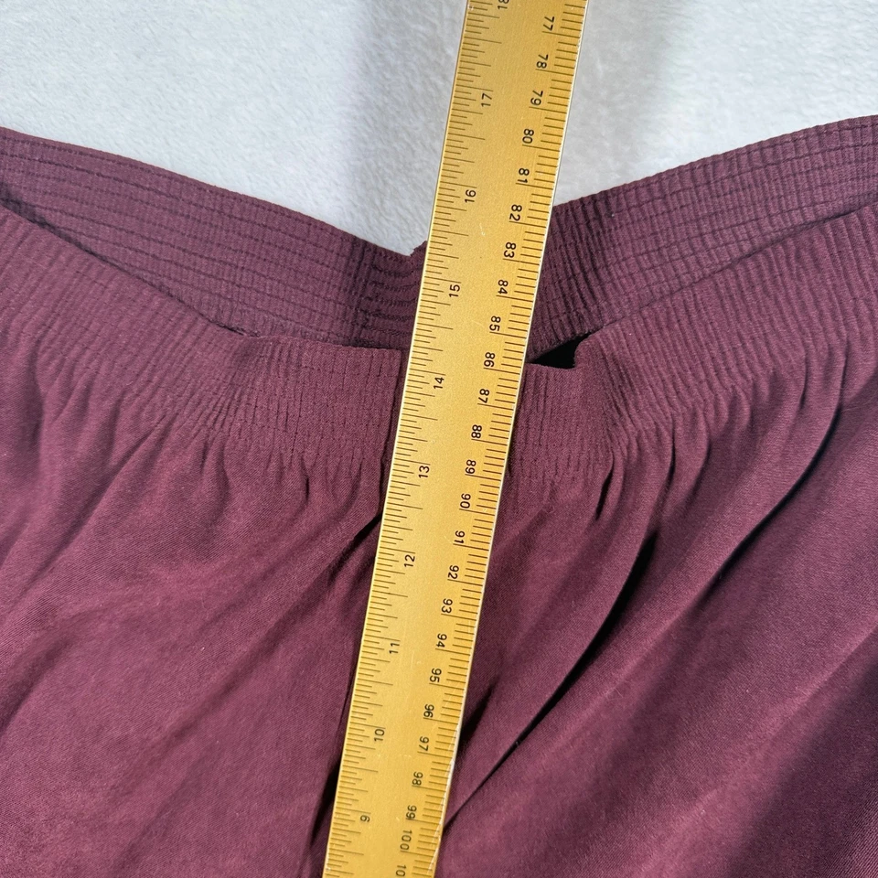 Allison Daley Burgundy Elastic Waist Pull On Pants Size 18 Polyester Spandex - Image 3 of 4
