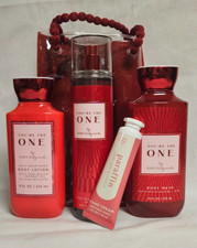 BATH  BODY WORKS YOU'RE THE ONE 4 Piece Set W Bag Mist, Lotion, Wash, Hand Crea