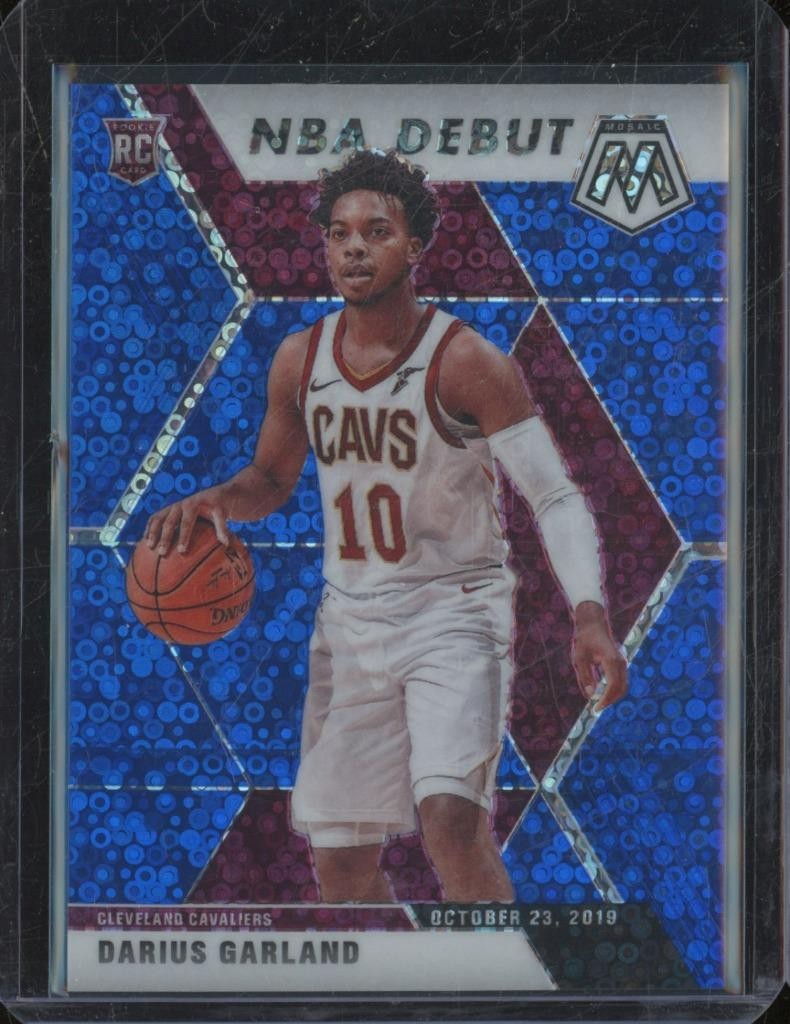 2019-20 Panini Mosaic DARIUS GARLAND #262 RC Rookie Debut Blue Disco /85 JA901