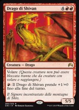 MTG SHIVAN DRAGON EXC - DRAGO DI SHIVAN - ORI - MAGIC