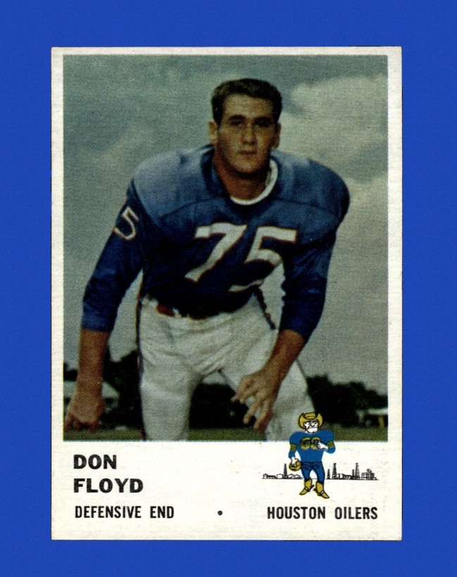 1961 Fleer Set-Break #176 Don Floyd EX-EXMINT *GMCARDS*