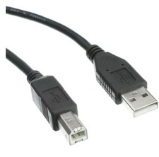 USB Printer Cable 6ft Black
