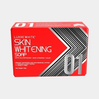 Frontrow Skin Whitening Bar Soap with Glutathione+Skin Vitamins+Kojic Acid