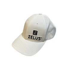 Branded Bills Bare Curved Elite Hat Zelus Logo One Size White