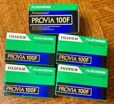 Fujifilm Fujichrome Provia RDP III 100F Color Slide Film ISO 100, 135-36 5 Rolls