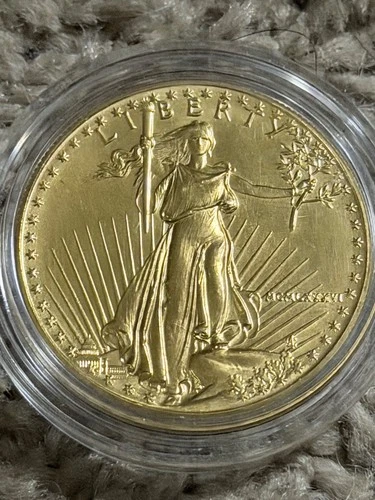 1986 Standing Liberty $50 Gold Coin 1 oz fine gold