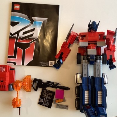 LEGO Icons Transformers 10302 Optimus Prime, 1508 Teile, 18+