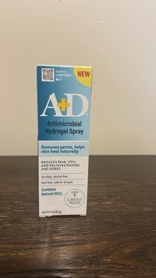 A+D Antimicrobial Hydrogel Spray 4oz  Skin Care Alcohol-Free