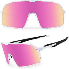 Ukoly Cycling Glasses Running Baseball Fishing Golf Sunglasses for Men Women,Spo