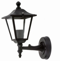 Rustikale AußEnleuchte Schwarz IP44 Aluminium E27 Yilaya Wand Lampe Garten