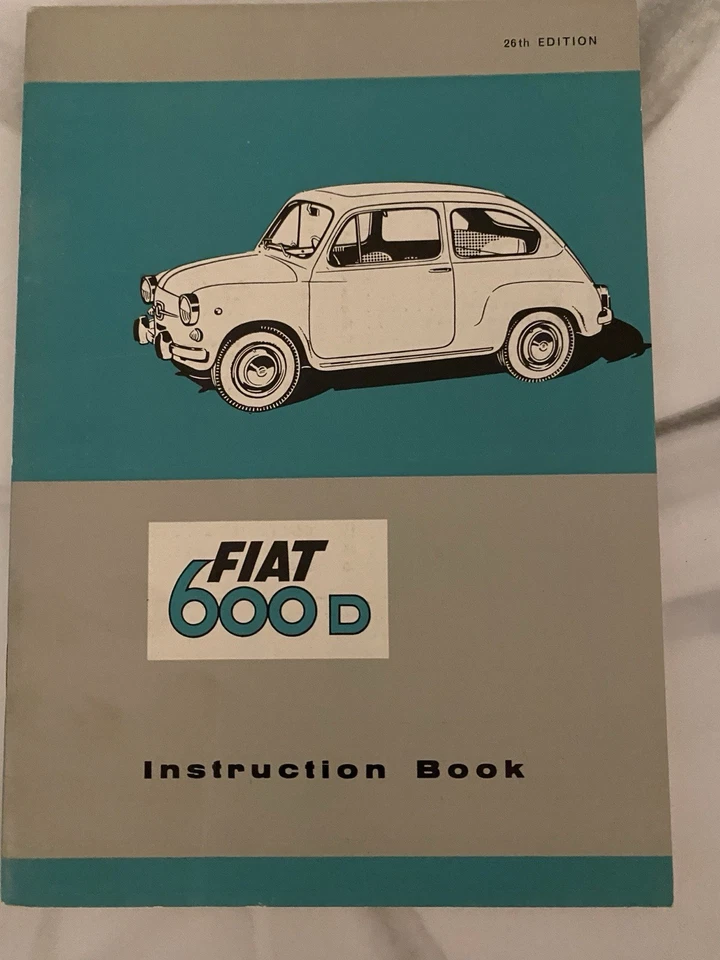 1966 Fiat 600D Novo Estoque Antigo Nunca Emitido Para Um Carro - Imagem 2 de 2