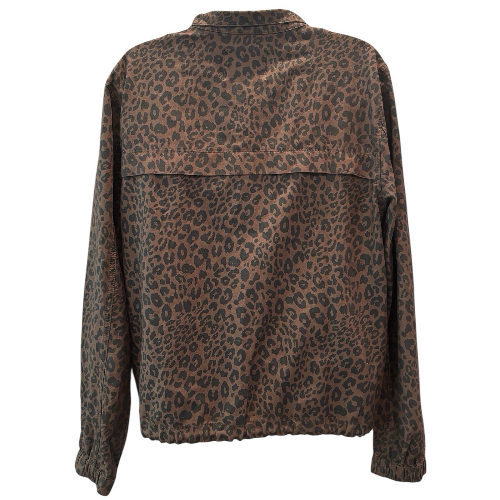 Sanctuary Leopard Print Utility Jacket Women’s Me… - image 4