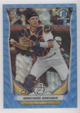 2014 Bowman Draft Chrome Blue Wave Refractor Grayson Greiner #CDP99 j2c
