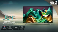 Hisense 65U6N 65 Inch 4K ULED Smart TV HDR Quantum Dot Google TV