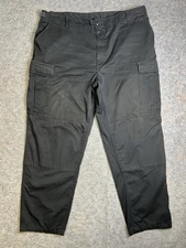 Propper Men's Cargo Pants Black Size XL/R Flat Front Multi-Pocket
