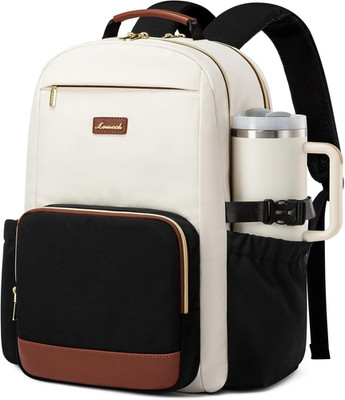 LOVEVOOK Laptop Backpack for Women with Pouch Pocket for Large Capacity Cup,15.6