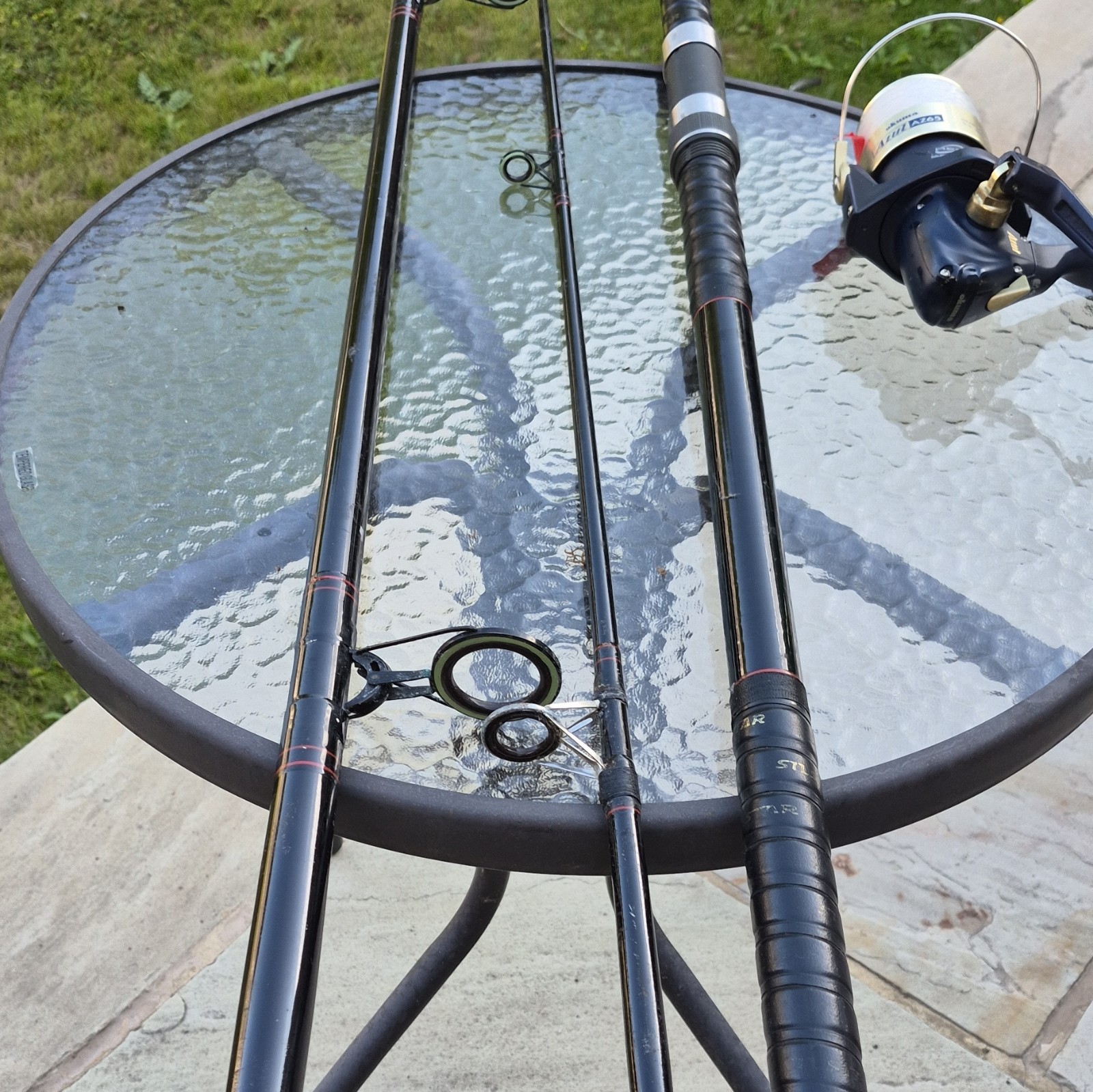 Okuma AZ65 8ft Spinning Rod & Reel Combo Left Hand Retrieve Black/Gold