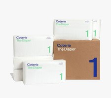 Coterie Ultra-Soft Diapers, 6-Pack-Size: 01 8-12lbs 