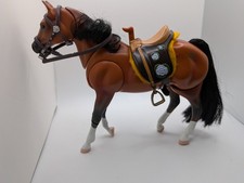 Vintage 1998 Grand Champions Running Action Horse Figure With Tack