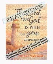500 piece jigsaw puzzle The Lord Is With You Light Scripture bible encouragement