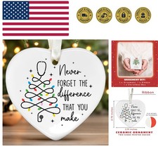 Nurse Ornament - Nurse Ornaments for Christmas Tree - Gifts for Nurses Female...