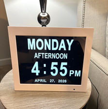 American Lifetime Digital Calendar Day Clock for Seniors Elderly Dementia Vision