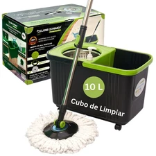 Spinning Mop and Bucket with Wringer Set for Home - 360 Spin Mop with Adjusta...