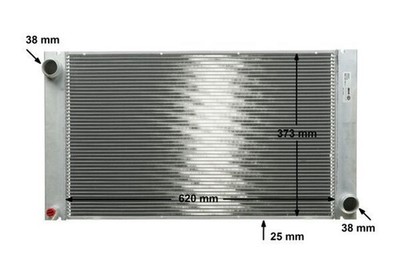 MAHLE Motorkühler Wasserkühler PREMIUM LINE CR 578 000P für BMW 5er E60 Touring