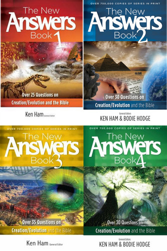 New Answers Book Series All 4 Books in Paperback