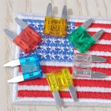 30PCS Assorted Mini Blade Fuses Kit 5A/10A/15A/20A/25A/30A For Car Vehicle