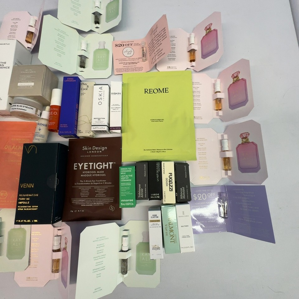Mixed Skincare Fragrance Sample Lot Kayali Maison Margiela 40+ Pcs | eBay
