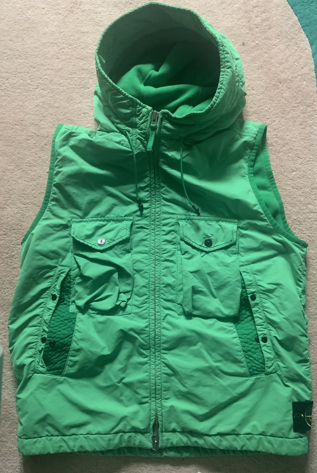 Stone Island David Light TC Vest Gilet Micropile Bodywarmer Men’s Large RRP£850