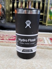 Image of Hydro Flask 12oz All Around Tumbler with Press-In Lid – Black | BPA-Free |