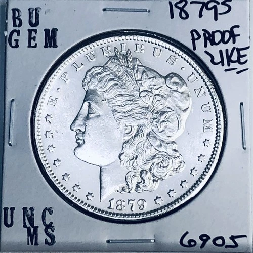 1879 S BU GEM MORGAN SILVER DOLLAR UNC MS+++ U.S. MINT RARE COIN 6905